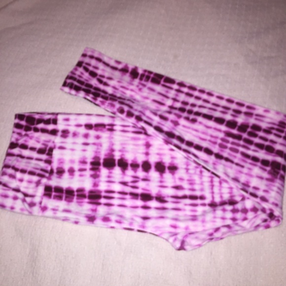 LuLaRoe Pants - NWT LuLaroe Purple Tie Dye TC Leggings